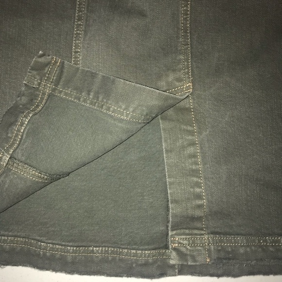 DKNY Jeans denim midi denim pencil skirt with back slit size 10 - Picture 6 of 8